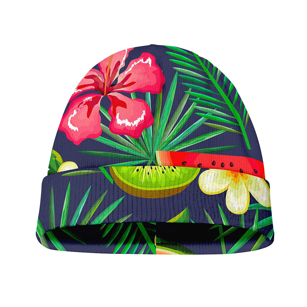 Aloha Tropical Watermelon Pattern Print Beanie