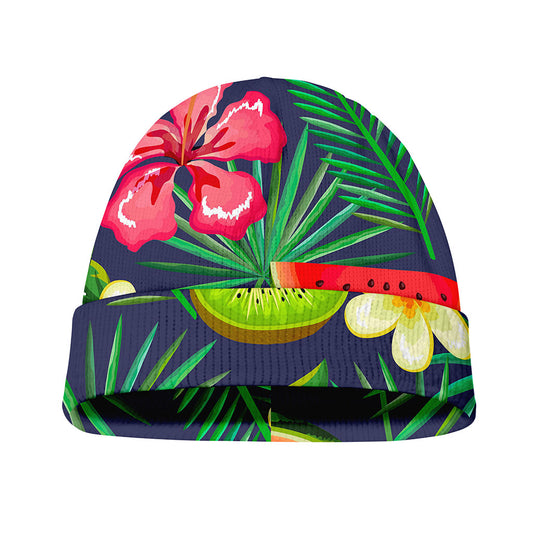Aloha Tropical Watermelon Pattern Print Beanie