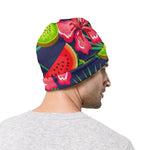Aloha Tropical Watermelon Pattern Print Beanie