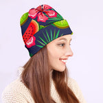 Aloha Tropical Watermelon Pattern Print Beanie