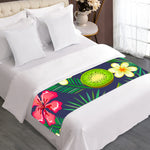 Aloha Tropical Watermelon Pattern Print Bed Runner