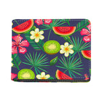 Aloha Tropical Watermelon Pattern Print Bifold Wallet