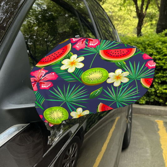 Aloha Tropical Watermelon Pattern Print Car Side Mirror Covers