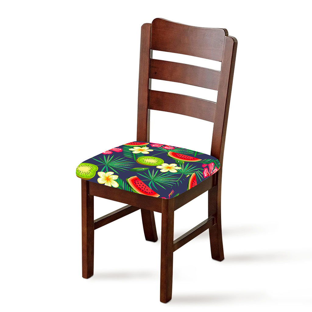 Aloha Tropical Watermelon Pattern Print Chair Cushion Cover