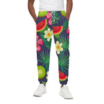 Aloha Tropical Watermelon Pattern Print Cotton Pants