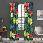 Aloha Tropical Watermelon Pattern Print Curtain