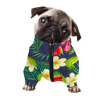 Aloha Tropical Watermelon Pattern Print Dog Zip Up Jacket