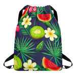 Aloha Tropical Watermelon Pattern Print Drawstring Backpack
