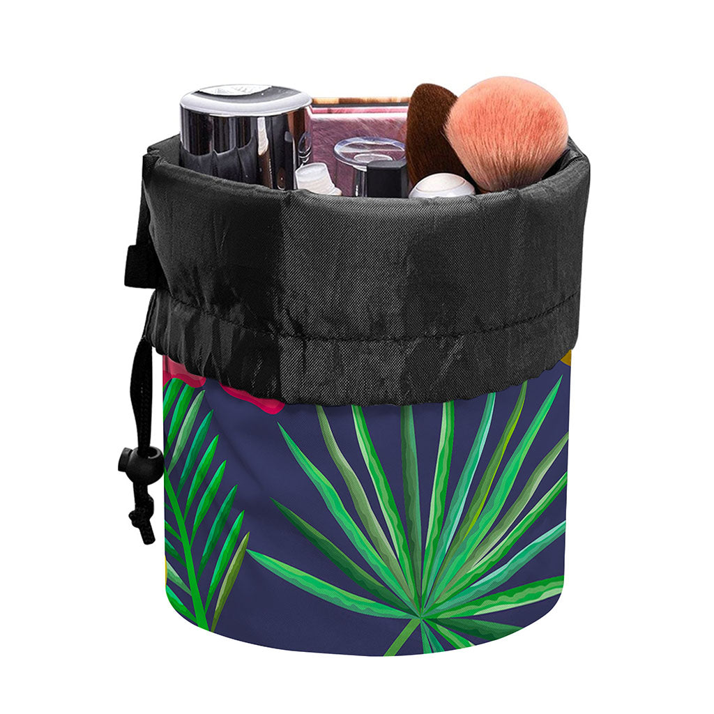 Aloha Tropical Watermelon Pattern Print Drawstring Makeup Bag