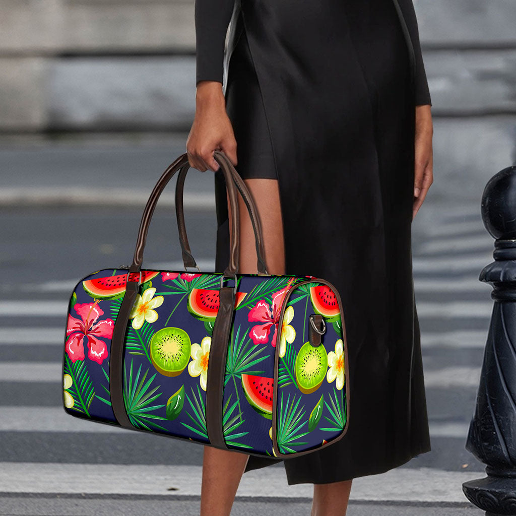 Aloha Tropical Watermelon Pattern Print Duffle Bag