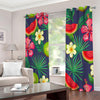 Aloha Tropical Watermelon Pattern Print Extra Wide Grommet Curtains