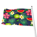 Aloha Tropical Watermelon Pattern Print Flag