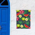 Aloha Tropical Watermelon Pattern Print Garden Flag