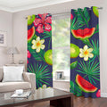 Aloha Tropical Watermelon Pattern Print Grommet Curtains