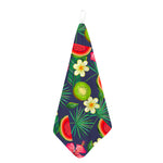 Aloha Tropical Watermelon Pattern Print Hand Towel