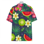 Aloha Tropical Watermelon Pattern Print Hawaiian Shirt