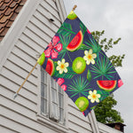 Aloha Tropical Watermelon Pattern Print House Flag