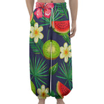 Aloha Tropical Watermelon Pattern Print Lantern Pants