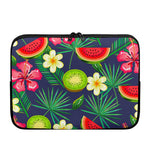 Aloha Tropical Watermelon Pattern Print Laptop Sleeve