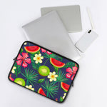 Aloha Tropical Watermelon Pattern Print Laptop Sleeve