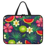 Aloha Tropical Watermelon Pattern Print Laptop Sleeve With Handle