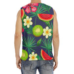 Aloha Tropical Watermelon Pattern Print Men's Fitness Tank Top