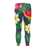Aloha Tropical Watermelon Pattern Print Men's leggings