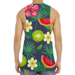 Aloha Tropical Watermelon Pattern Print Men's Muscle Tank Top