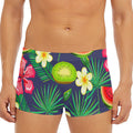 Aloha Tropical Watermelon Pattern Print Men's Short Boxer Briefs