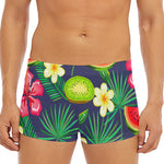 Aloha Tropical Watermelon Pattern Print Men's Short Boxer Briefs