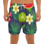 Aloha Tropical Watermelon Pattern Print Men's Split Running Shorts