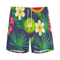 Aloha Tropical Watermelon Pattern Print Men's Athletic Shorts