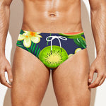 Aloha Tropical Watermelon Pattern Print Men's Swim Briefs