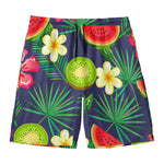 Aloha Tropical Watermelon Pattern Print Men's Swim Trunks