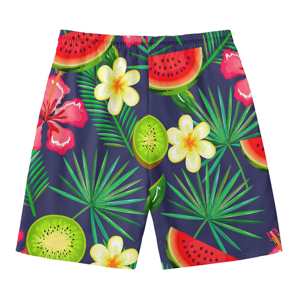 Aloha Tropical Watermelon Pattern Print Men's Swim Trunks