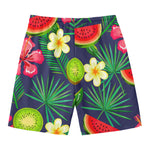 Aloha Tropical Watermelon Pattern Print Men's Swim Trunks