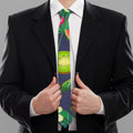 Aloha Tropical Watermelon Pattern Print Necktie