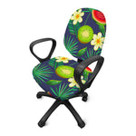 Aloha Tropical Watermelon Pattern Print Office Chair Cover