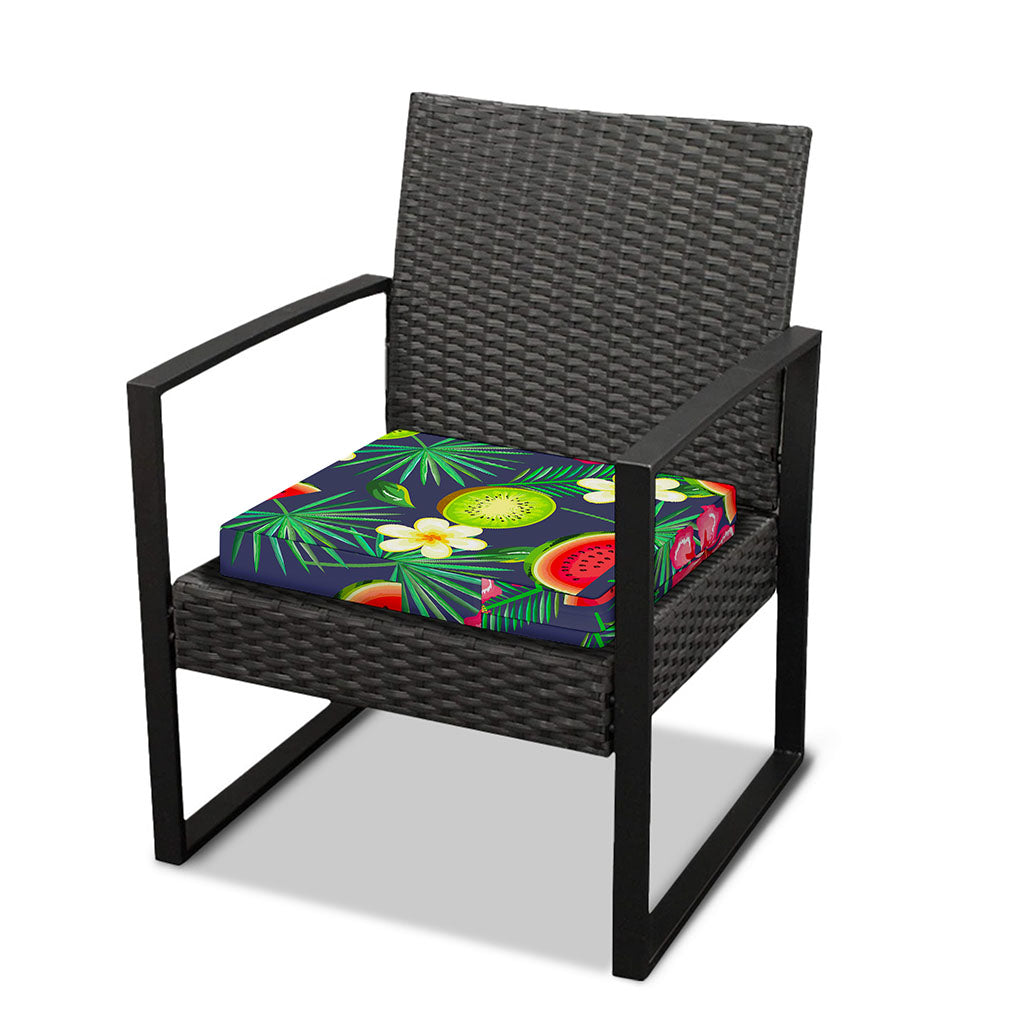 Aloha Tropical Watermelon Pattern Print Outdoor Seat Cushion Cover