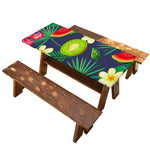 Aloha Tropical Watermelon Pattern Print Picnic Table Cover