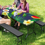 Aloha Tropical Watermelon Pattern Print Picnic Table Cover