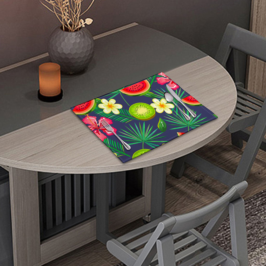 Aloha Tropical Watermelon Pattern Print Placemat