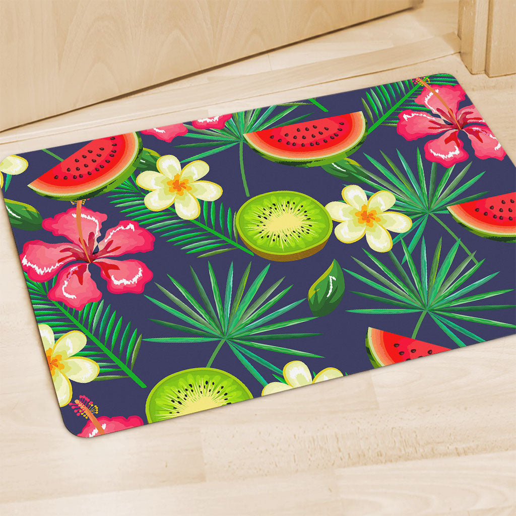 Aloha Tropical Watermelon Pattern Print Polyester Doormat
