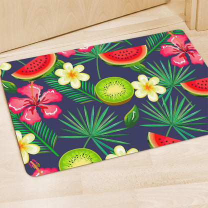 Aloha Tropical Watermelon Pattern Print Polyester Doormat