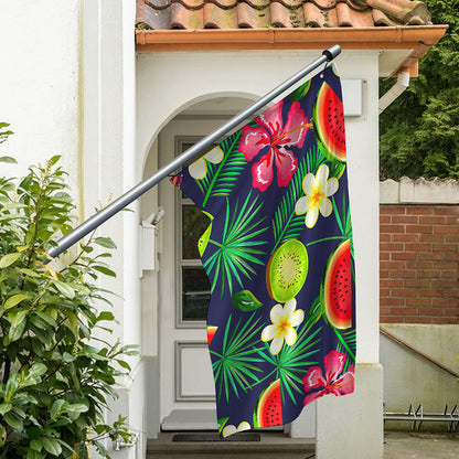 Aloha Tropical Watermelon Pattern Print Polyester Flag