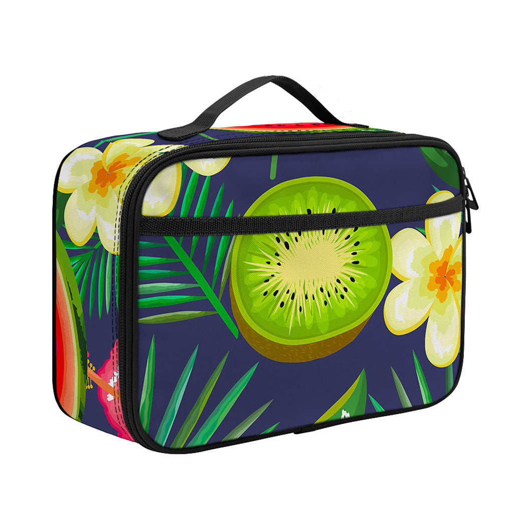 Aloha Tropical Watermelon Pattern Print Portable Lunch Bag