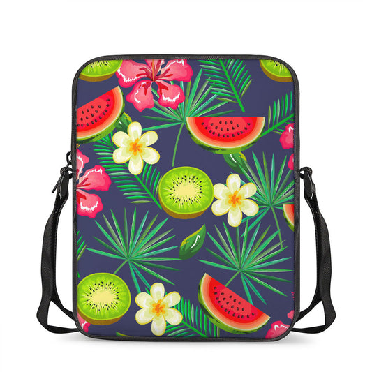 Aloha Tropical Watermelon Pattern Print Rectangular Crossbody Bag