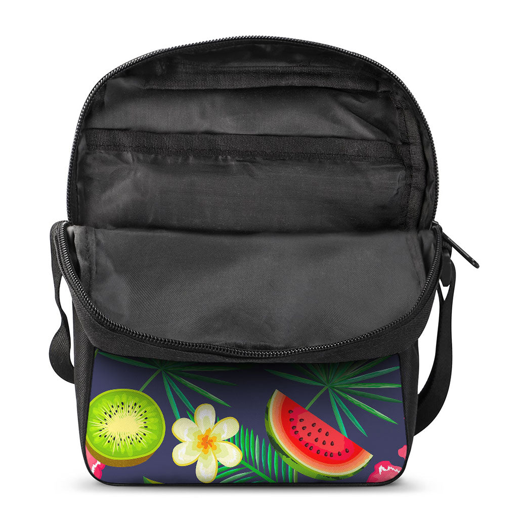 Aloha Tropical Watermelon Pattern Print Rectangular Crossbody Bag