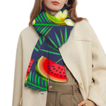 Aloha Tropical Watermelon Pattern Print Scarf
