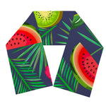 Aloha Tropical Watermelon Pattern Print Scarf